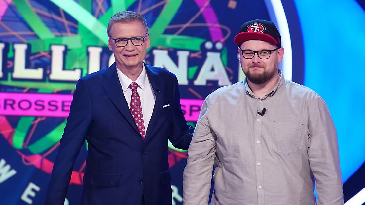 Göttlicher Beistand? "WWM"-Moderator Jauch und Pastor Gotter.