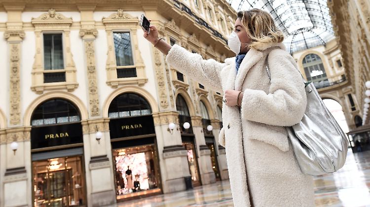 Von Italien-Besuchen wie hier  in Mailand wird derzeit dringend abgeraten.