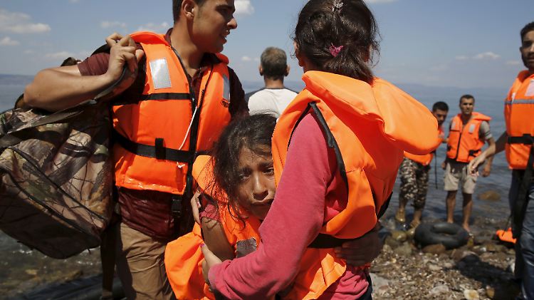 Viele Kinder sind von den Erlebnissen auf der Flucht und in den Flüchtlingslagern schwer traumatisiert.
