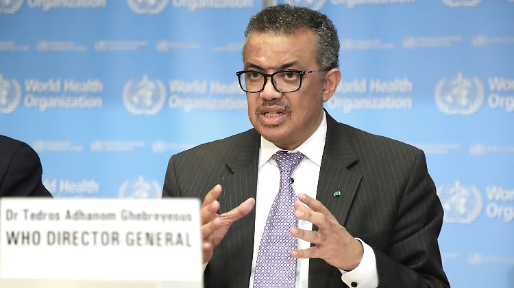 WHO-Generaldirektor Tedros Adhanom Ghebreyesus bezeichnet die Verbreitung des Virus Sars-CoV-2 als Pandemie.