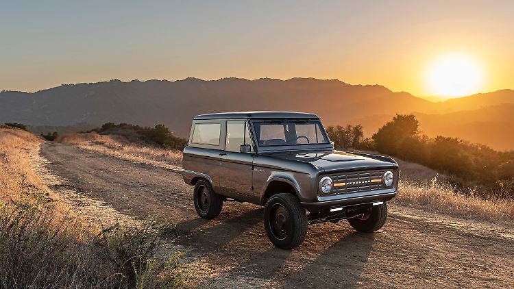 Seit 2019 bietet Zero Labs Elektro-Umbauten des ersten Ford Bronco an. Hier die Version mit 1.0-Antrieb.