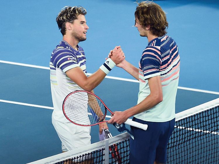 Dominic Thiem und Alexander Zverev werden sich frühestens in sechs Wochen wieder auf der ATP-Tour treffen.