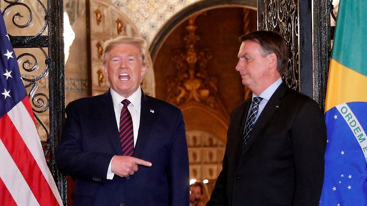 Am vergangenen Wochenende war der brasilianische Präsident (r.) in den USA zu Besuch.