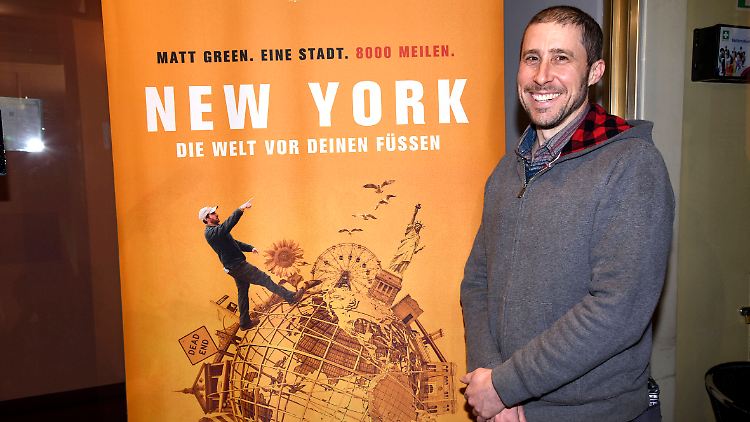 Matt Green bei der Premiere in München. 