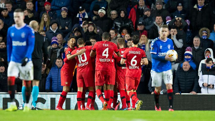 Nach dem 3:1 im Hinspiel scheint Leverkusens Weiterkommens gegen die Rangers aus Glasgow so gut wie sicher.