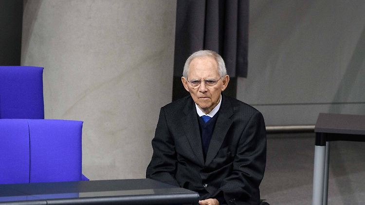 Bundestagspräsident Schäuble will Handlungsfähigkeit bewahren.