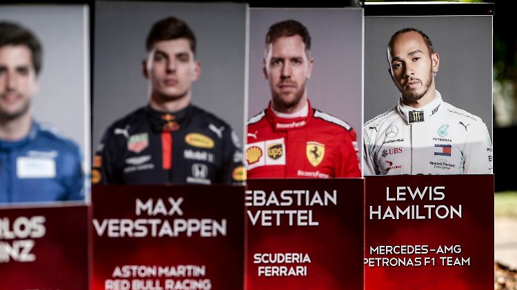 In Melbourne waren Verstappen, Vettel und Hamilton zwar anwesend - wann sie auf die Strecke dürfen, ist aber offen.