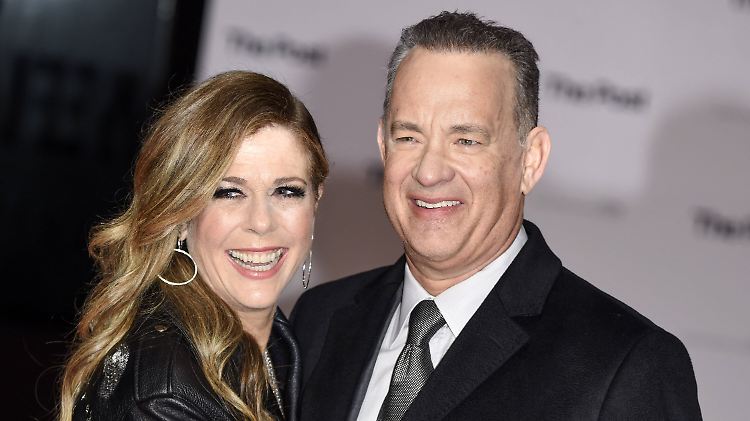 Bald werden sie hoffentlich wieder so lachen können: Rita Wilson und Tom Hanks.