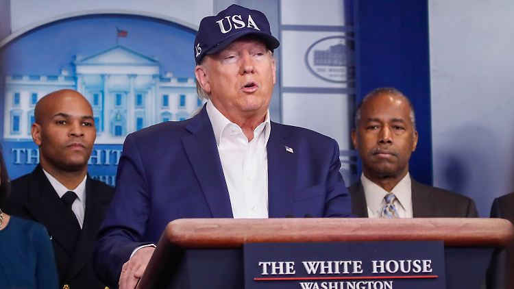 Hat sich auf den "ausländischen" Virus testen lassen: Donald Trump.