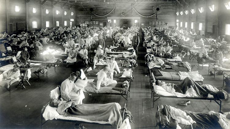 Der Influenza-A-Virus H1N1 war vor allem für Menschen zwischen 18 und 40 Jahren tödlich.