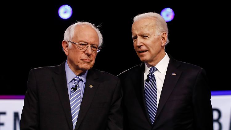 Sanders und Biden sind die letzten Kandidaten im Rennen um die demokratische Präsidentschaftskandidatur.