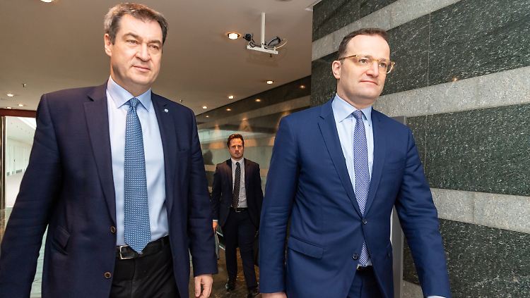Söder und Spahn zeigten sich entschlossen.