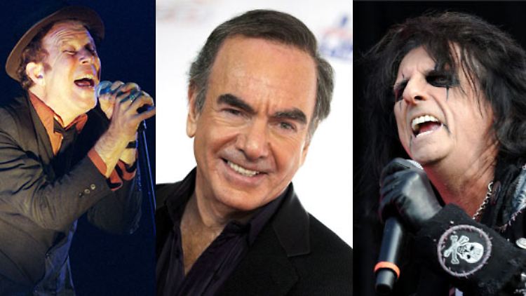 Zweifelsohne Rock-Dinosaurier: Tom Waits, Neil Diamond, Alice Cooper.
