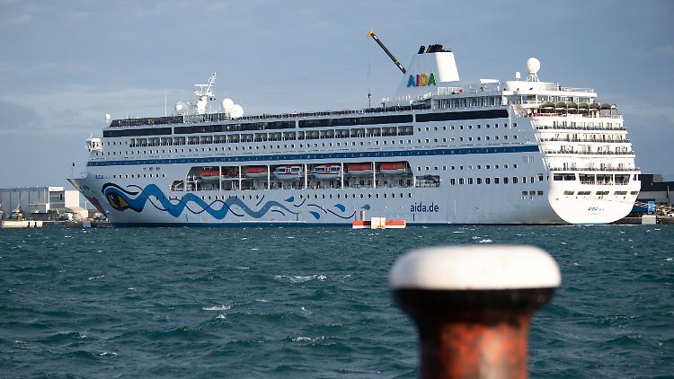 Die rund 1300 Urlauber auf der "Aida Mira" sollen primär aus Deutschland und Österreich kommen.