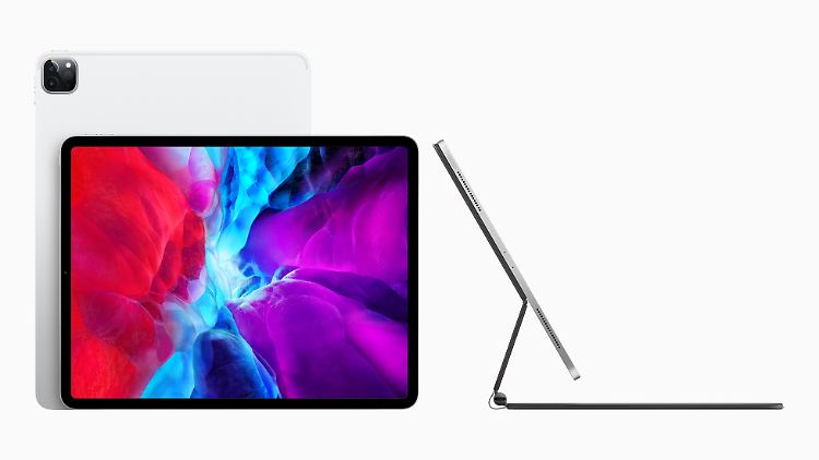 Das neue iPad Pro mit Trackpad-Tastatur.