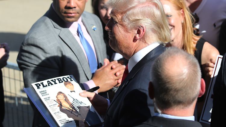 Ja, auch Donald Trump, zierte schon das Cover des "Playboy".