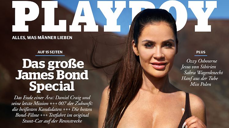 Das Cover der aktuellen deutschen "Playboy"-Ausgabe ziert Schauspielerin Janine Pink.