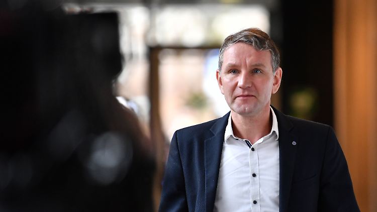 Mal wieder im Zentrum des Geschehens: Thüringens AfD-Chef Björn Höcke.