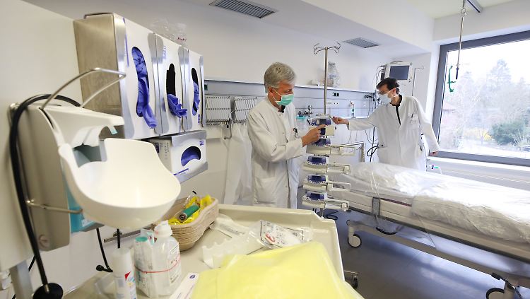 Wird es reichen? Im ganzen Land stellen Kliniken wie hier das Allgemeine Krankenhaus in Viersen neue Intensivbetten bereit.