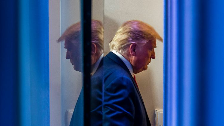 US-Präsident Donald Trump reagierte zunächst kaum auf die Coronavirus-Pandemie.