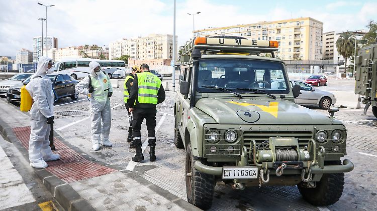 Spaniens Militär ist im Kampf gegen die Pandemie im Dauereinsatz.