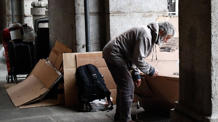 Obdachlose haben kaum Schutz vor dem Virus.