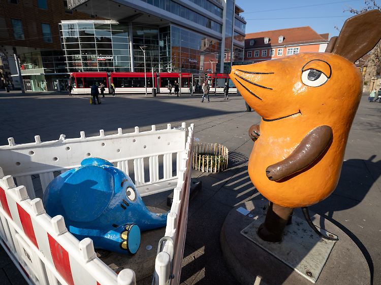 Bald wieder vereint: Elefant und Maus