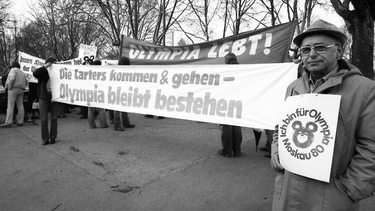Auch wenn viele es nicht wahrhaben wollten: 1980 boykottiert unter anderem die BRD die Olympischen Spiele von Moskau.