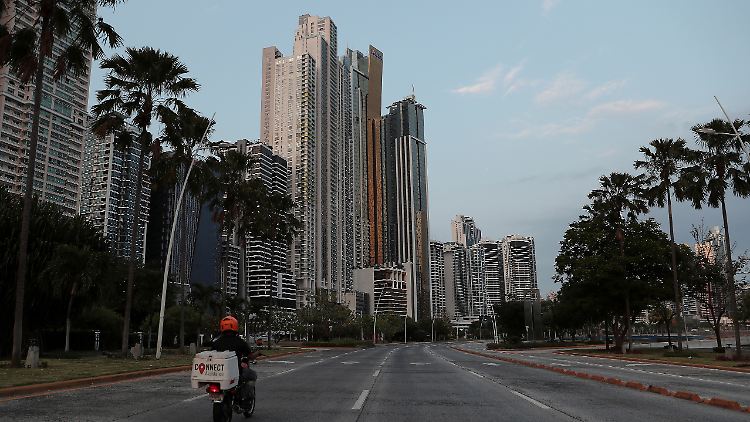 Auf den Straßen von Panama City geht es derzeit deutlich ruhiger zu als sonst.