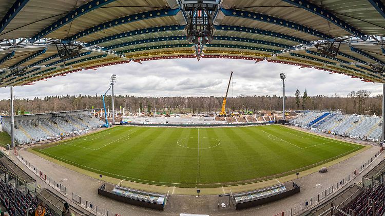Das Wildparkstadion wird momentan für mehr als 120 Millionen Euro umgebaut.