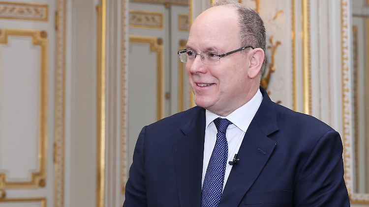 "Unsere Gebete wurden erhört": Fürst Albert II. von Monaco.