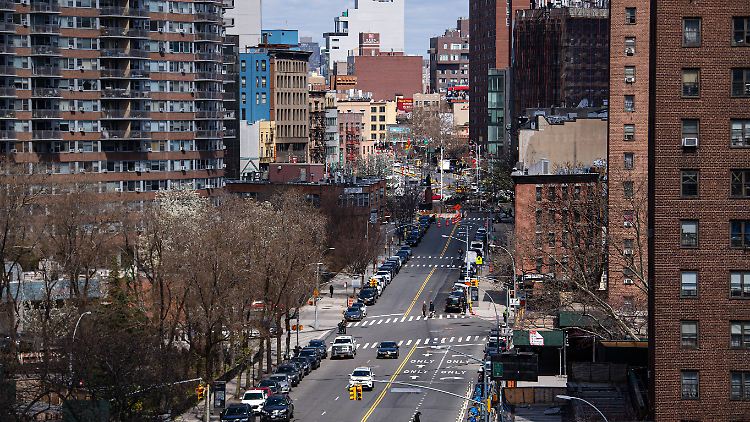 Leere Straßen - inzwischen sind 200 Millionen US-Amerikaner von Ausgangssperren betroffen.