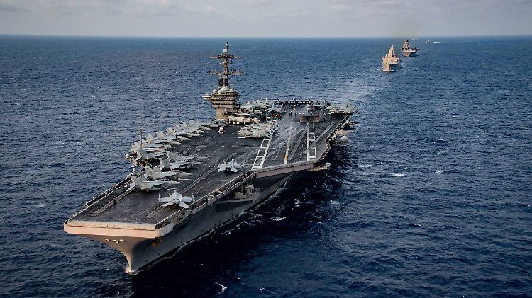 Die USS Nimitz soll an einer Übung im Südchinesischen Meer teilnehmen. 