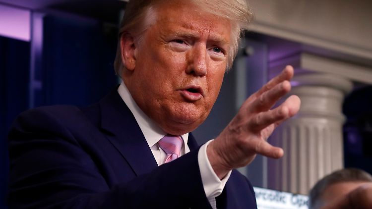 US-Präsident Donald Trump geriert sich angesichts der Pandemie als Krisenmanager.