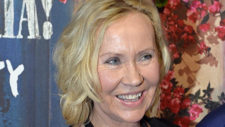 Fältskog Anfang 2016 bei der Premiere des Musicals "Mama Mia" in Stockholm - in der Öffentlichkeit sieht man sie nur noch selten.