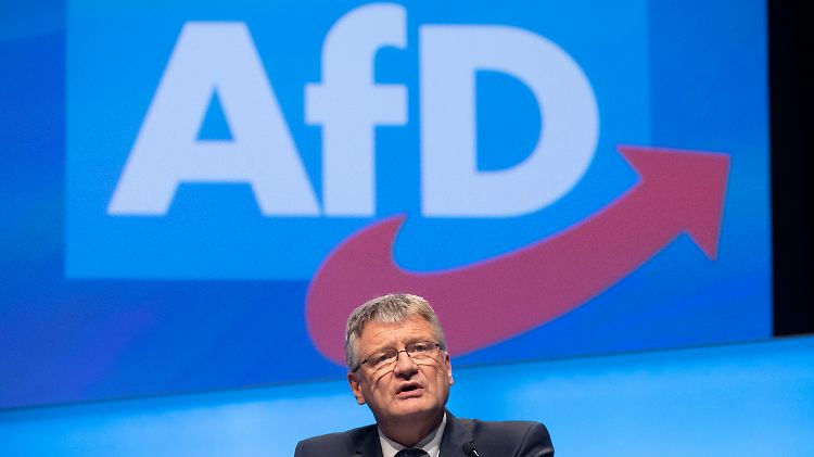 AfD-Chef Meuthen scheut den Richtungsstreit nicht.