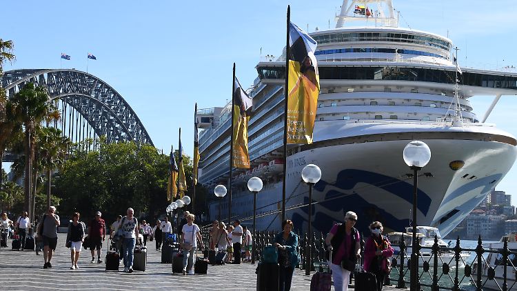 Zehn Passagiere der Ruby Princess sind inzwischen an den Folgen ihrer Corona-Infektion gestorben.