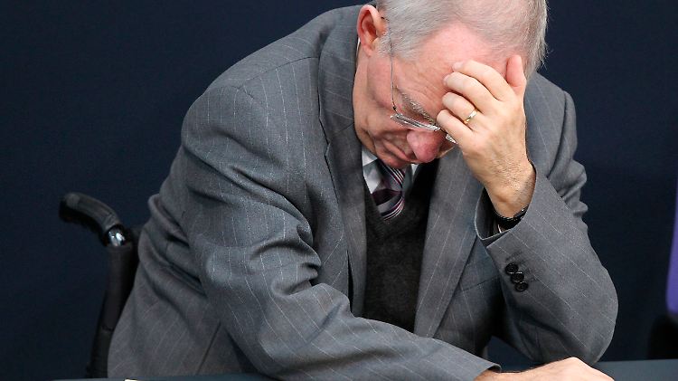 Finanzminister Schäuble würde das Geld gerne verrechnen.