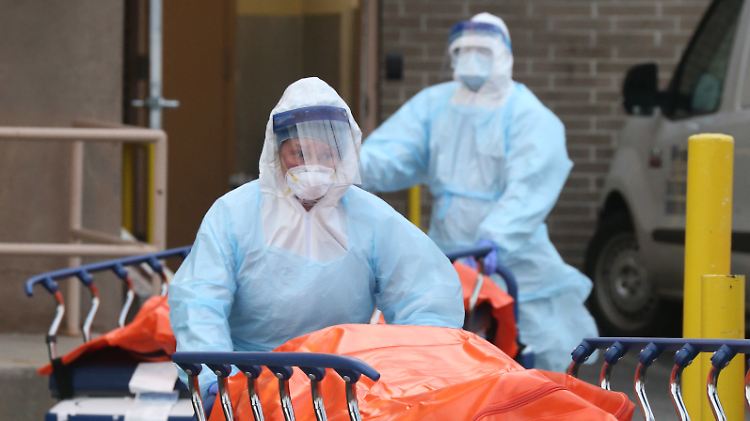 Die Zahl der bekannten Infektionen stieg in den USA inzwischen auf rund 350.000 - deutlich mehr als in jedem anderen Land der Welt.