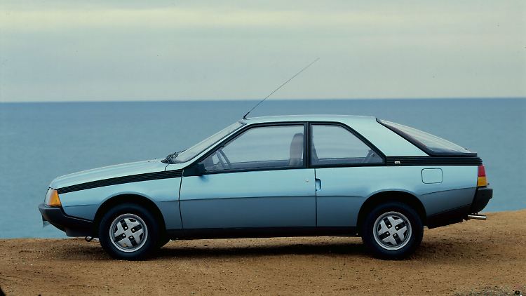 Der Renault Fuego erhielt eine als hochexplosives "Aerodynamite" beworbene Stromlinienform.