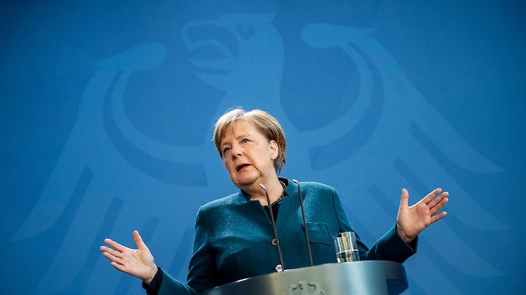 Das Coronavirus stellt Deutschland vor die größte Krise der Neuzeit: Angela Merkel blickt auf die Verdopplungszeit.