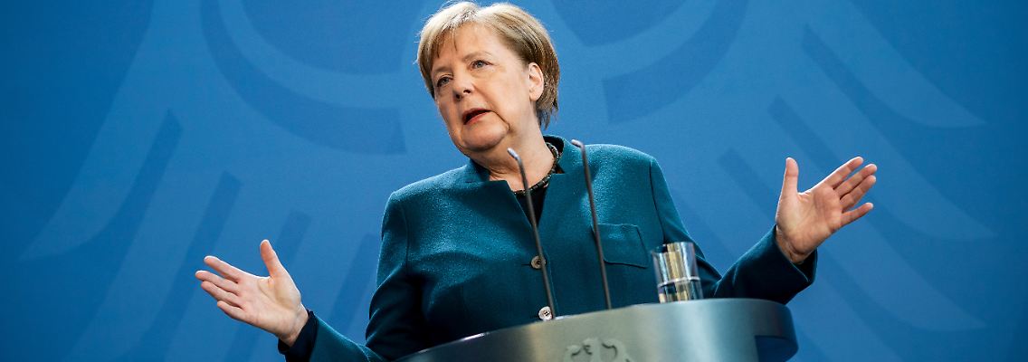 Das Coronavirus stellt Deutschland vor die größte Krise der Neuzeit: Angela Merkel blickt auf die Verdopplungszeit.