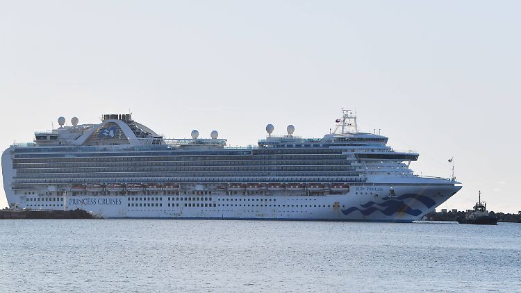 Die "Ruby Princess" muss bald wieder zurück auf See.