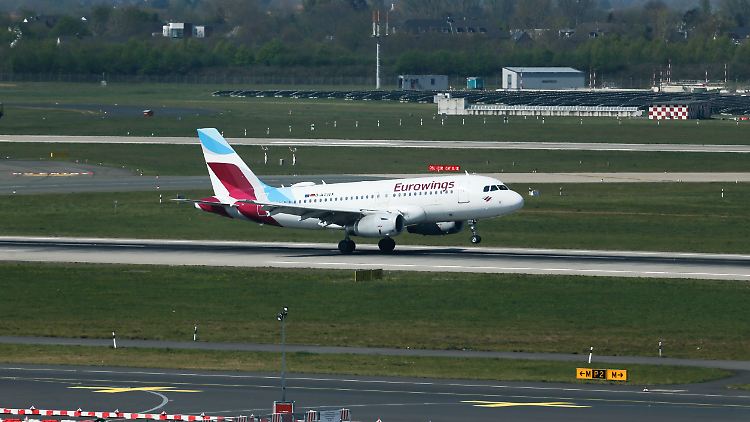 Die Passagiere von Eurowings mussten umgebucht werden.