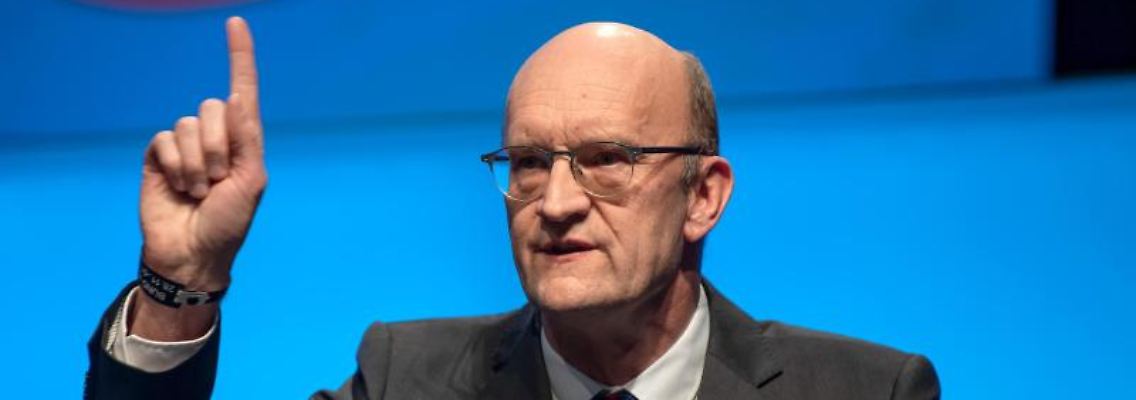 Frank Pasemann (AfD), spricht bei einem Parteitag der AfD. Foto: Sina Schuldt/dpa/Archivbild