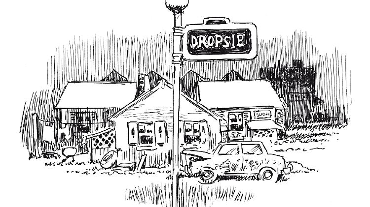 New York, Dropsie Avenue - Andreas C. Knigge nennt die Straße einen der mythischen Orte der Comicgeschichte.
