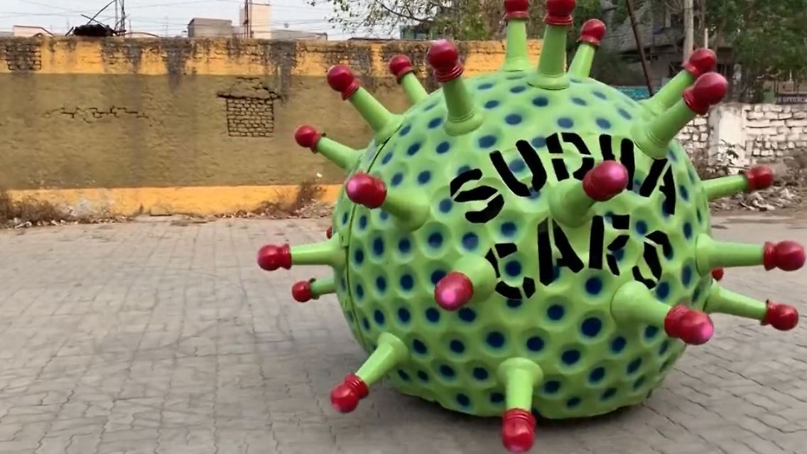 Virusmobil Indien Coronavirus.JPG