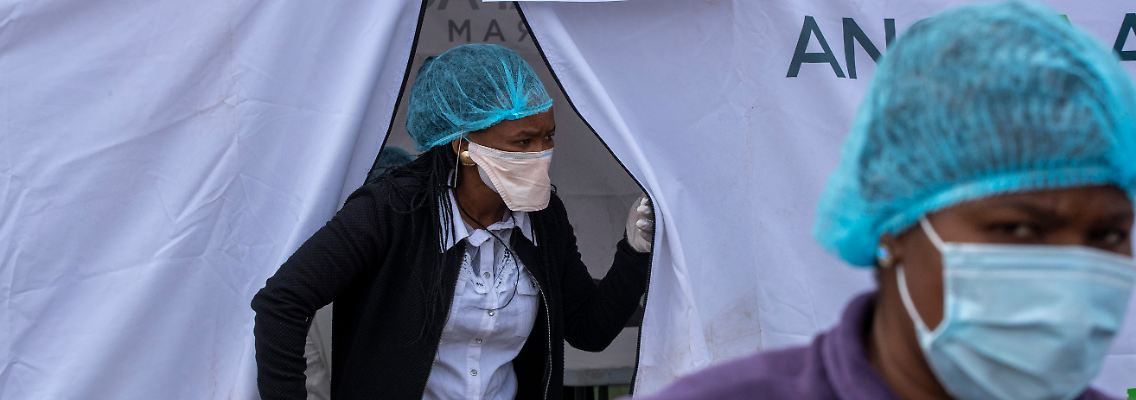 Die Testkapazitäten in Afrika sind immer noch sehr gering.