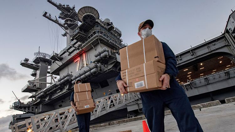 Nach anfänglichem Widerstand blieb der Marineführung nichts anderes übrig, als die "Roosevelt" weitestgehend zu evakuieren.