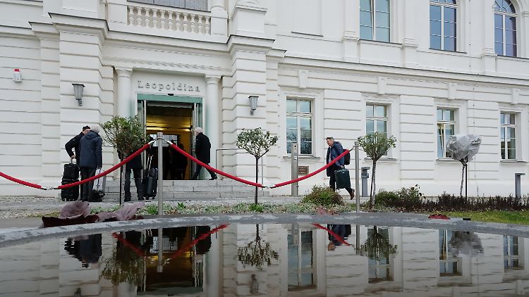 Festakt im Leopoldina-Sitz zur Amtseinführung von Präsident Haug.